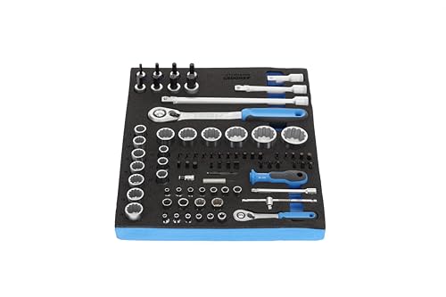 Gedore TS CT2 D19 D20 Jeu de clés à douille 21 pièces 14" et 12" 2957191 - vue 7