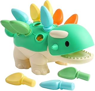 Baby Sensory Toys for 6 12 18 Month, Dinosaur Fine Motor Skills Montessori Toys for Toddlers, Educational Learning Toys for 1-3 Year Old Boys Girls, Baby Gift for 1 2 3 Year Old Boys Girls