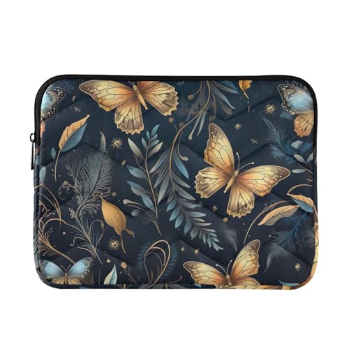 Funda para portátil 13-14 pulg. con diseño floral impermeable