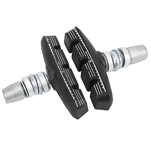 Pilipane Bikes V Brake Pads, Bikes 55mm V Brake Blocks Set, 1 Pairs Universal Brake Shoes, Cantilever Brake Pads with Nuts for DAHON