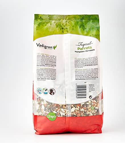 VADIGRAN Cibo per Pappagallo Tropicale 2,5 kg