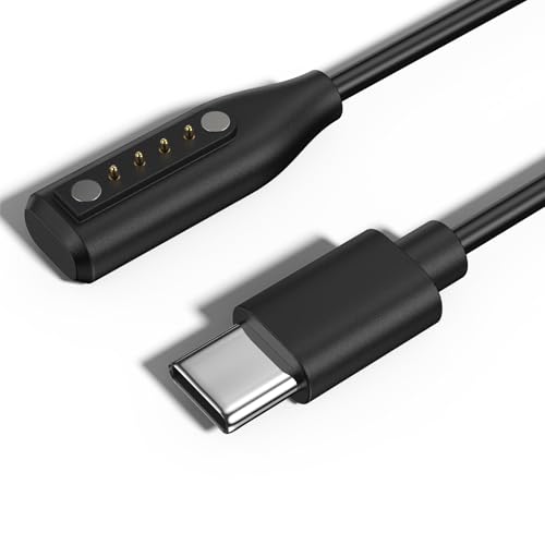 Amzpas Charger for Bose Frames Alto/Rondo/Tenor/Soprano/Soprano Style, Replacement USB C Magnetic Charging Cable Cord for Bose Frames Audio Sunglasses