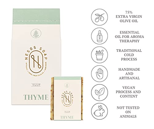 Nesos Extra Virgin Olive Oil Soap - Thyme #TOP5