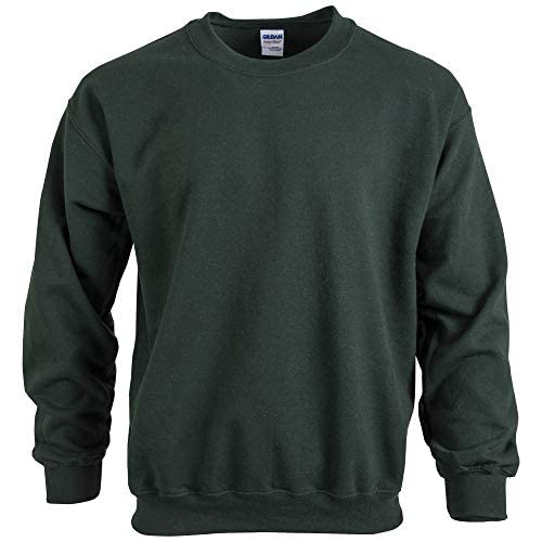 Gildan Fleece Crewneck Sweatshirt, Style G18000 Forest Green 5X-Large