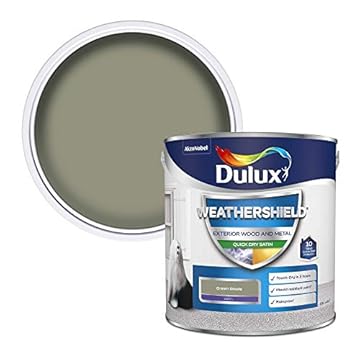 Dulux Weather Shield Quick Dry Satin Paint, 2.5 L - Green Glade