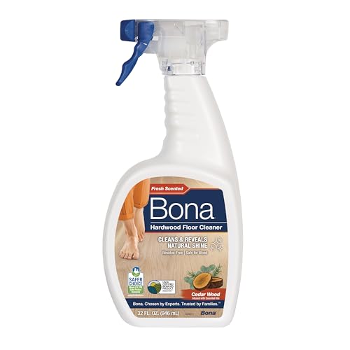 Image of Bona Hardwood Floor Cleaner Spray - 32 fl oz - Cedar Wood Scent - Refillable - Residue-Free Floor Cleaning Solution for Wood Floors
