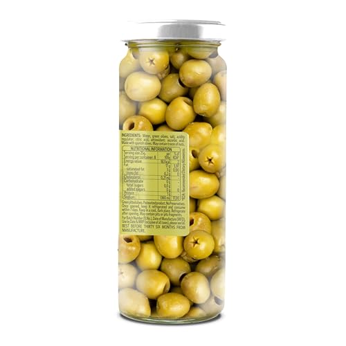 Image of Borges Green Pitted Olives, 450g (Pack of 2)