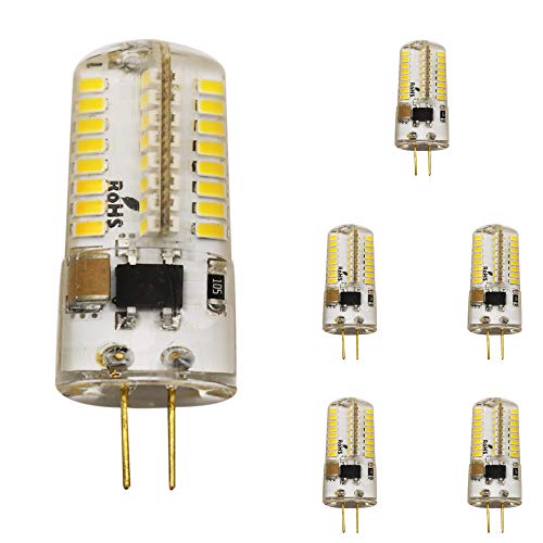 5 x G4 Lampadine a LED da 5W Luce è equivalente a lampade alogene da 50W Bianca Calda 3200K Angolo a Fascio di 360 Gradi 320LM Lampade AC220V