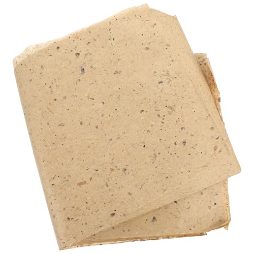 Amosfun Papel de Arroz para Caligrafía y Pintura, 100 Hojas Tamaño Grande, Papel para Dibujo y Manualidades, Material Multifunción para Practicar Acuarelas y Álbumes de Recortes