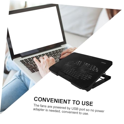 Enfriador portátil para portátil LALAFINA con ventiladores USB miniatura 3