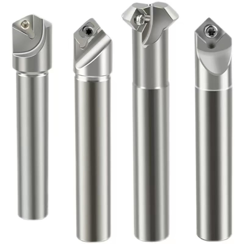 1Pc 45 Degrees/60 Degrees/90 Degrees/120 Degrees Chamfer End Milling Cutter,CNC Chamfering Tool Holder(11. SSY C20-20-130)