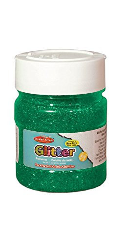 Creative Arts by Charles Leonard Glitter, 4 Ounce Bottle, Green (41425)