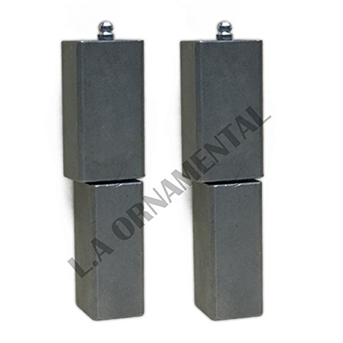 5" Steel Heavy duty Barrel Weld Square Driveway Gate Hinge ball bearing (Pair)