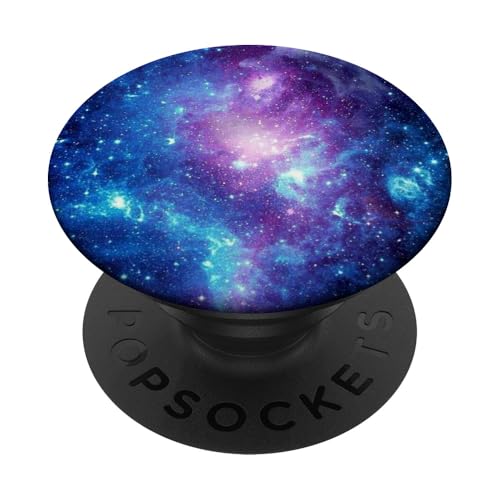 Purple Blue Galaxy Space Nebula PopSockets PopGrip: Swappable Grip for Phones & Tablets PopSockets Adhesive PopGrip