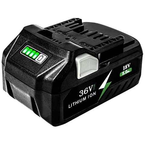 Moccdor 5.0Ah Replacement Battery for Metabo HPT MultiVolt 36V/18V Cordless Power Tools,Lithium-ion Battery Cover