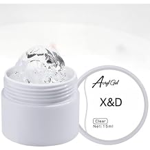 Solid Nail Extension Gel Non-Sticky Builder Gel for Quick Nail Extension, Sculpting & 4D Design, No Form Needed,01