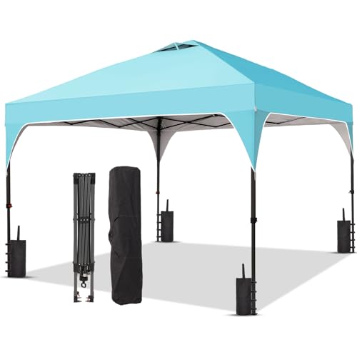 Oneofics 8x8 FT Canopy Tent, Pop Up Canopy with 1-Button