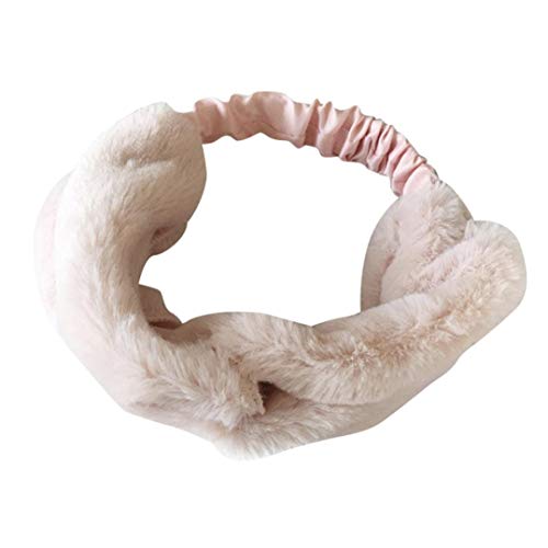 BOLAWOO-77 Coiffe Bandeau Élégant Doux Élégant Ruban Cheveux Mignons Coiffures Mode Chic Bandeau Bandeau Femmes Fausse Fourrure Croix Twist Bande De Cheveux Turban Élastique Bandeau