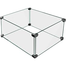 Firegear GWS-3838 Square Fireplace Windshield-38 x 38" x 7 1/2" H