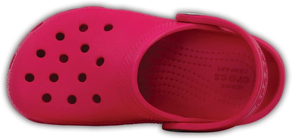Crocs Unisex Kids Classic Clog Kids, Candy Pink, 1 UK Child