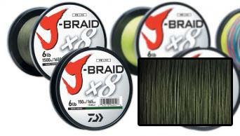 TRESSE DAIWA JBRAID 8B 500M 35mm 36kg VERT