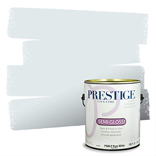 Prestige Interior Paint And Primer In One, Ocean Spray, Semi-Gloss, 1 Gallon #TOP22