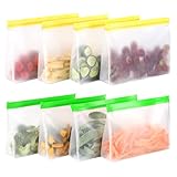 【Multifunktionale Gefrierbeutel】 Diese peva ziplock beutel sind sehr leicht zu reinigen, jedoch nicht für die verwendung in spülmaschinen geeignet. Da die den reißverschluss der lebensmittelaufbewahrungsbeutel beschädigt, wir empfehlen handwäsche. Diese beutel eignen sich ideal zur aufbewahrung von gemüse, obst, fleisch, marinaden, nüssen usw