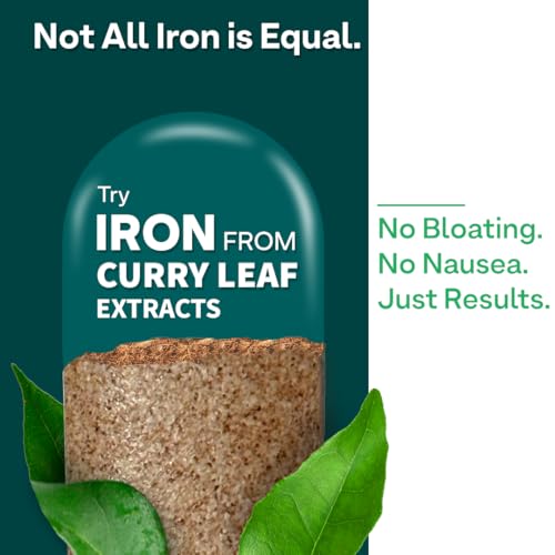 OZiva Iron Supplement with Folic Acid, Vitamin C & B12 (60 Tablets) — Iron Supplements - image 2