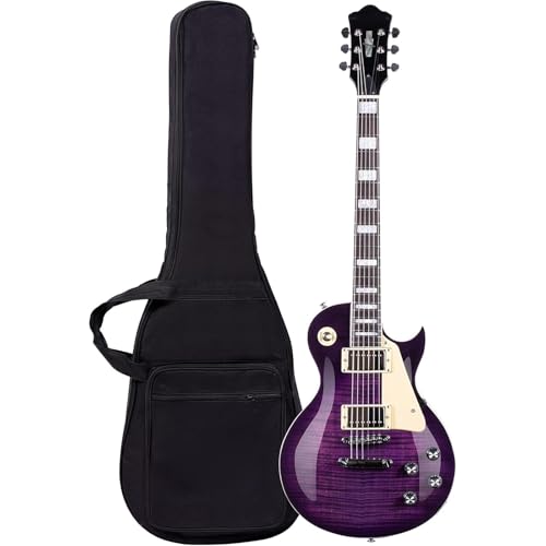Guitare électrique Humbucker avec housse transport pour répéter en studio