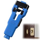 Vivasself Door Latch Mortise Tool Installation Kit Precision Scoring Chiseling Fits for 1-3/4'' or 1-3/8'' Thick Wooden Door, Clean Accurate Cuts for Latch Installation Professional Use(Blue)