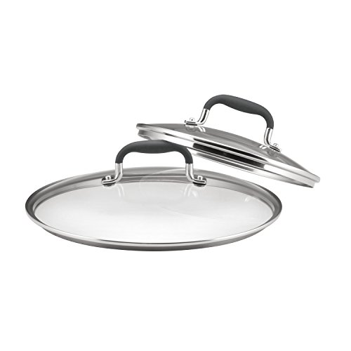 Anolon Accessories Glass Replacement Cookware Lids Fry Pans/Skillets, 10 Inch And 12 Inch, Clear #TOP17