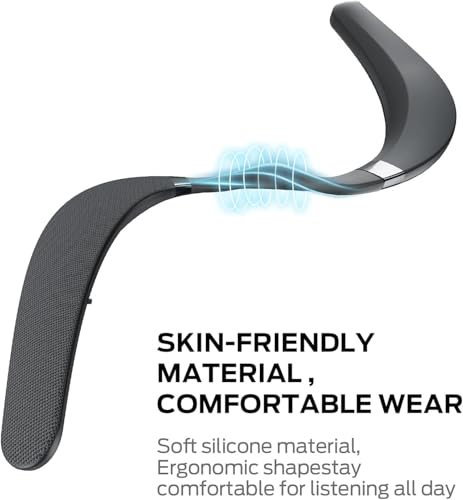 Image of Monster Boomerang Neckband Bluetooth Speaker, Neck Speaker Bluetooth Wireless, 12H Playtime, True 3D Stereo Sound, Portable Soundwear, IPX7 Waterproof, for Home Sport Outdoor