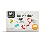 365 by Whole Foods Market, Bag Kitchen Tall Drawsting Flextra, 13 Gallon