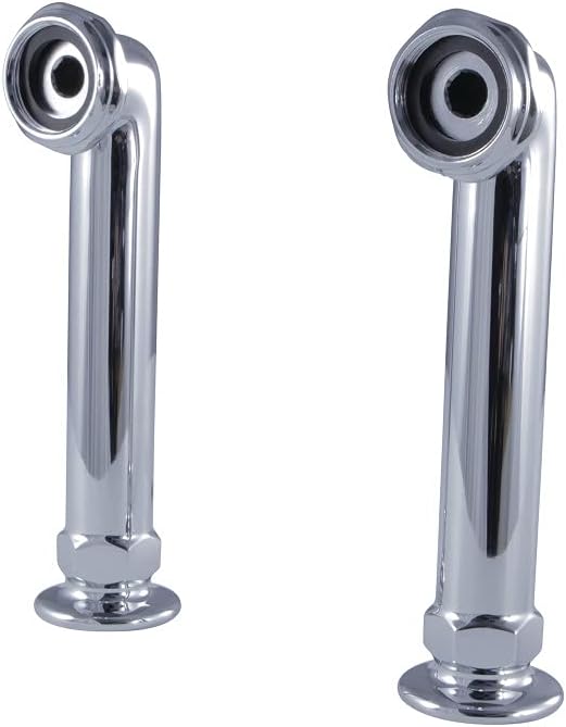 Kingston Brass CC6RS1 Vintage Deck Mount Riser for Leg Tub Filler, 6-Inch, Polished Chrome