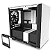 immagine 2Nzxt H210 - Case da Gioco per PC Mini-Itx - Porta Tipo C USB I/O Frontale - Pannello Laterale in Vetro Temperato - Compatibile con il Raffreddamento a Liquido - Staffa per il Radiatore, Bianco/Nero