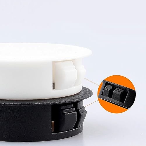 Image of Various Size - Nylon Plastic Hole Plug Round Drill Hole for Holes Cabinet Hole Plugs Black (19 mm - 20 pcs No Box