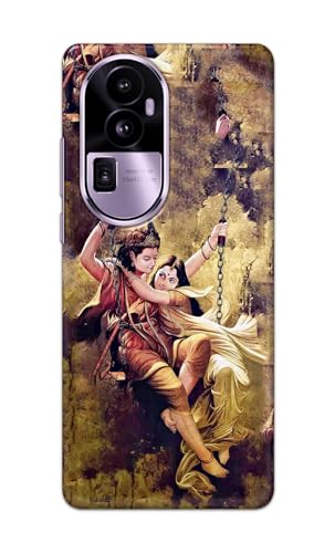 Image of Printed Hard Back Cover for Oppo Reno10 Pro+ Plus 5G Back Cover (Radha Krishna Love -J1) -190724(EA)