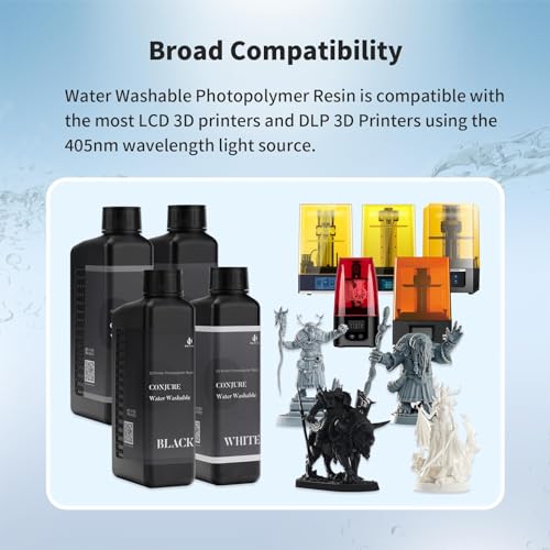 Resina 3D Conjure Water 1KG Fácil Limpieza y Post-Procesado - Fernando Cortés