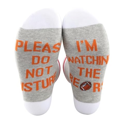 TSOTMO 2 Pairs Football Socks Football Club Gift Please Do Not Disturb I’m Watching The B Socks Gift (BEARS socks) Cover