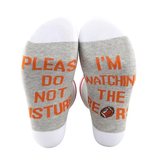 TSOTMO 2 Pairs Football Socks Football Club Gift Please Do Not Disturb I’m Watching The B Socks Gift (BEARS socks)