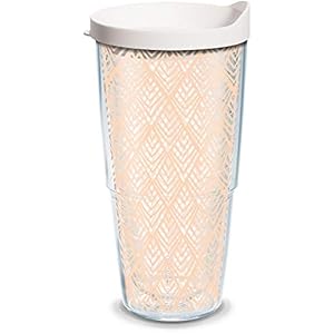 Tervis Made in USA Double Walled Happy Everything™ Insulated Tumbler Cup Keeps Drinks Cold & Hot, 24oz, Layered Diamond