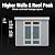 Handy Home Products Highland 8x6 Modern Wooden Storage Shed