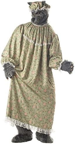 California Costumes Men's Wolf Granny Costume