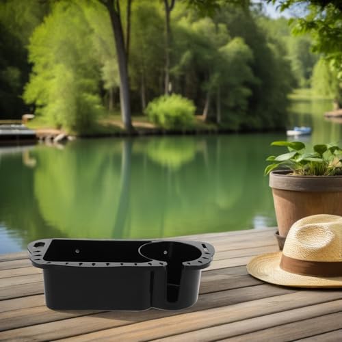 Petits outils de pêche ordonnés grâce à la boîte de rangement plate ABS