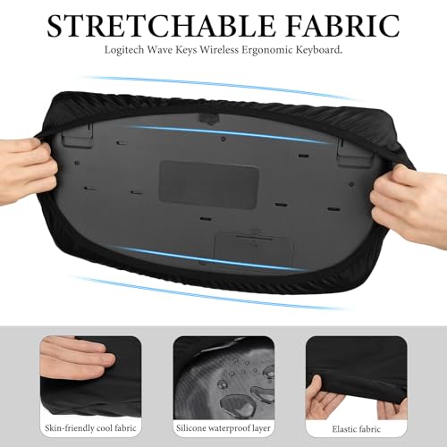 Funda protectora para teclado Logitech Wave Keys GEEKRIA miniatura 2