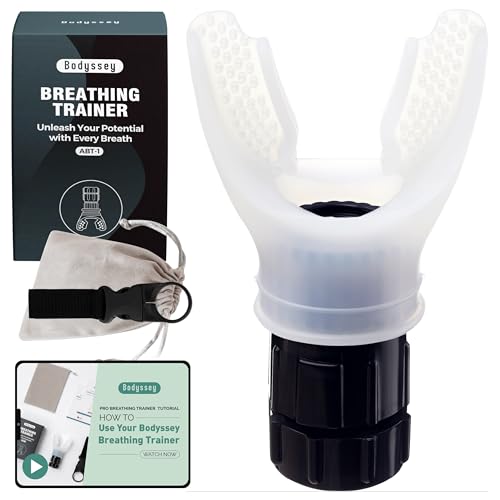 Bodyssey Ademhalingsversterker | Premium siliconen trainer | Verhoogt de ademhalingsefficiëntie | Instelbare weerstandsniveaus | Compact, draagbaar en gemakkelijk te onderhouden