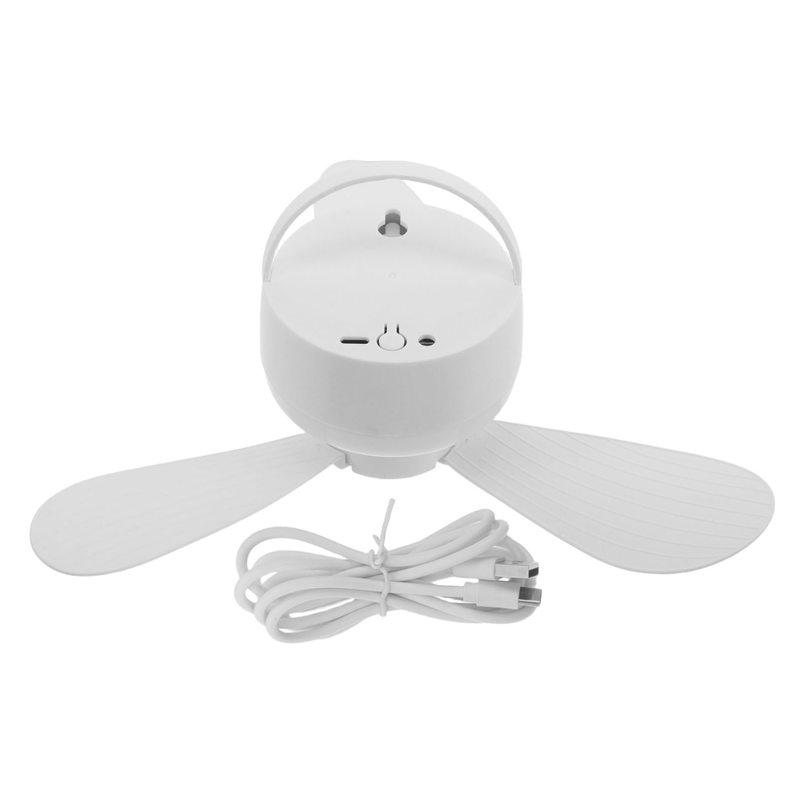 Ventilación silenciosa con motor de 5 velocidades en ventilador de techo Toyvian blanco