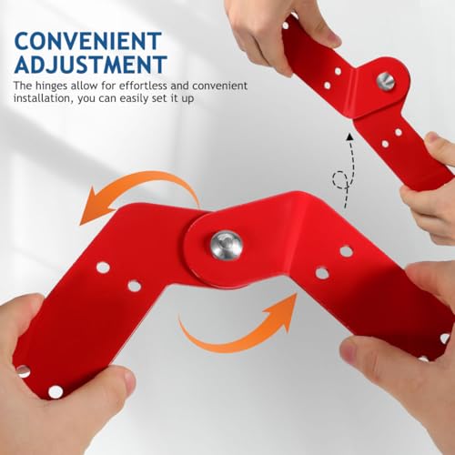 Charnières d'échelle réglables kit de remplacement pour trappe de grenier x2