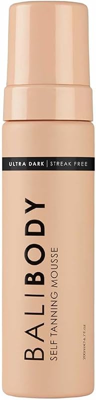 Ultra Dark Self Tanner Mousse | Premium Sunless, Tanning Foam | Natural Green-Based Self Tan | Instant Bronze Fake Tan for All Skin Types, Vegan & Cruelty Free (200ml/6.7 fl oz)