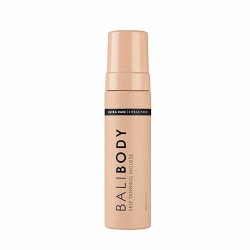 Bali Body Mousse autobronceador Sombra bronceada perfecta de aspecto natural Autobronceador tintado a base de verde sin rayas Bronceado falso